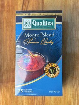 Чай Qualitea Monte Blend 25 пак.