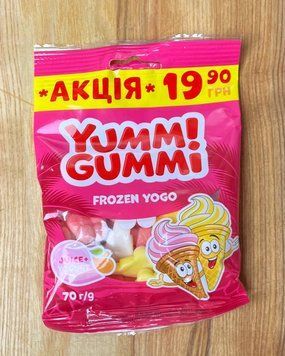 Желейні Цукерки Юммі Гммі Фрозен його 70г