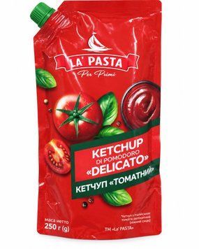 Кетчуп Томатний ТМ  La Pasta Per Primi дой пак 250г