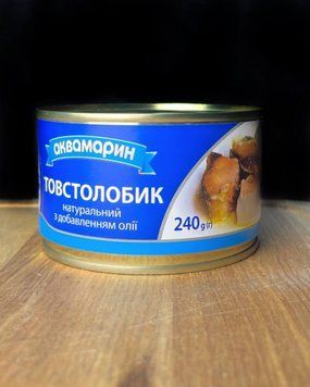 Товстолоб в олії230 г ж\б Аквамарин фото