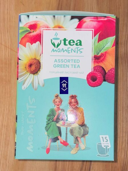 TEA Moments Набір Асорті Зеленого чаю 5*3=15 кадді пакетів