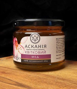Мед-банка 400г Квітковий АСКАНІЯ