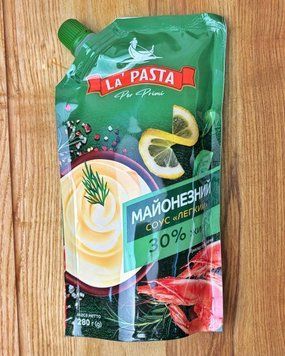 Майонез соус "Легкий" 30% ТМ "La PASTA PER PRIMI" 500г. дой-пак, штуцер