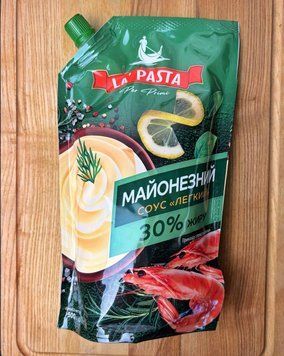 Майонез соус "Легкий" 30% ТМ "La PASTA PER PRIMI" 280г. дой-пак, штуцер