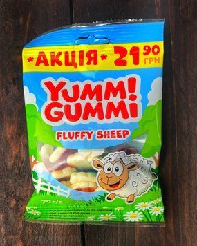 Желейні цукерки Рошен Юммі Гуммі Баранчик 70г