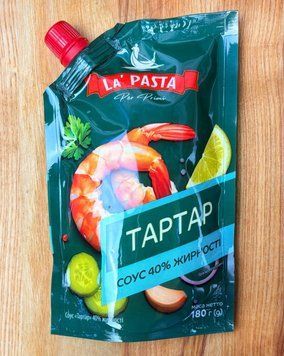 Соус " Тартар" 40% ТМ " La PASTA PER PRIMI" 180 г