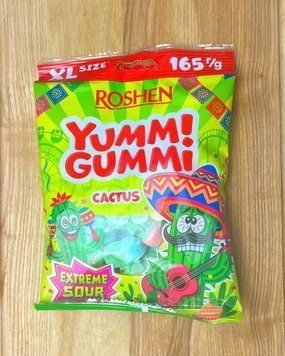 Желейні Цукерки" Юммі Гуммі" Кактус 165 г