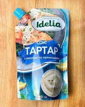 Соус майонезний " Тартар" дойпак 180 г IDELIA