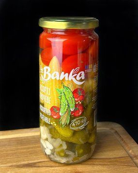 Асорті овочеве Тріо ТМ The Banka 470г скло фото