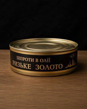 Шпроти Ризьке золото 240 г  фото