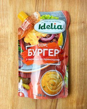 Соус майонезний " Бургер" дойпак 180 г IDELIA