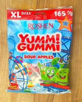 Желейні Цукерки" Юммі Гуммі" APPLES ВКФ 165 г РОШЕН