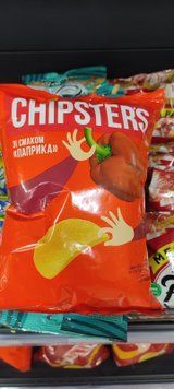 Чипси  картопляні зі смаком"Паприка"ТМ "CHIPSTER`S 100 г фото