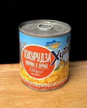 Кукурудза цукрова ТМ Хуторок 220 г ж/б