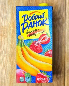 Сік Банан-Полуниця "Ранок" 1л
