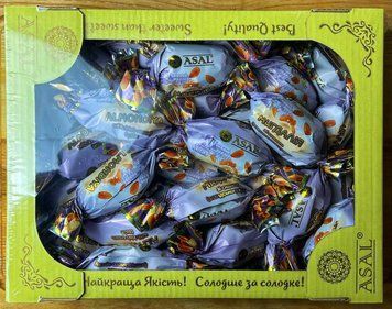 Цукерки ASAL К-043 "Мигдалія зі смаком Ірландського крему" 1кг фото