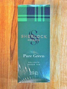 "Sherlock" Pure Green Чай чистий зелений делікатний  25 пак.1.8 г (45 г)