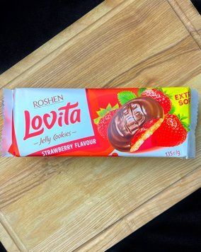 Печиво Ловіта з желей.Полун.начин.135г Рошен