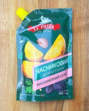 Майонезний соус "Часниковий" 30% ТМ "La PASTA PER PRIMI" д/п 180г.