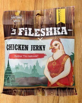 Грудка куряча "Курка по Тайські" La` FILESHKA 45г(Курячі Джеркі) фото