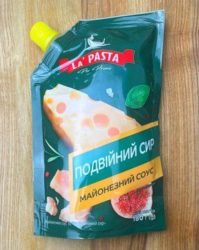 Майонезний соус "Подвійний сир 30% ТМ "La PASTA PER PRIMI" д/п180г.