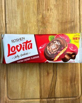 Печиво Ловіта з желейн.начин. 135г РОШЕН cocoa-cherry