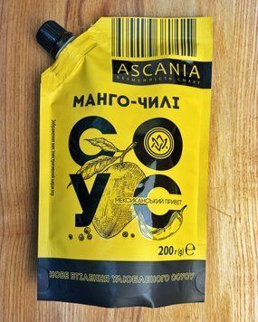 Соус дой-пак "Манго-Чилі" 200 г"Асканія"