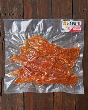 Чіпси курячі часник м'ясо їж (0,25 кг)вакуум) фото