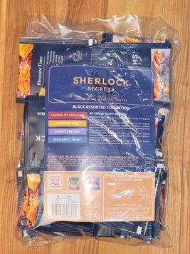 "Sherlock"COLLECTION Набір Чорний чай в асорт.48 шт.