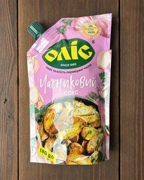 Соус "Часниковий " 30% дой/пак 180 г ОЛІС