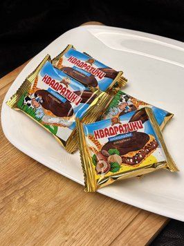 Цукерки "Квадратики" асорті глазурь 0,5кг!!! фото
