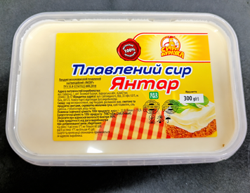Сир плавлений Янтар 300 г фото