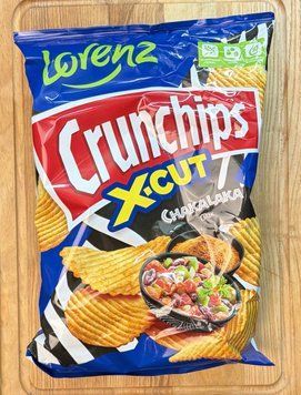 Чіпси Crunchips X-Cut Chakalaka 110 г з легкою гостринкою фото
