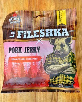 Шматочки свинини La`FILESHKA 40г (Джеркі) фото